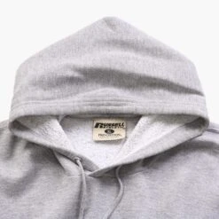 Russell Athletic Grey Hooded Sweatshirt -Vintages Shop AM 1493 cut