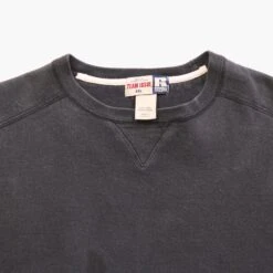 Russell Athletic Washed Black Sweatshirt -Vintages Shop AM 1516 cut