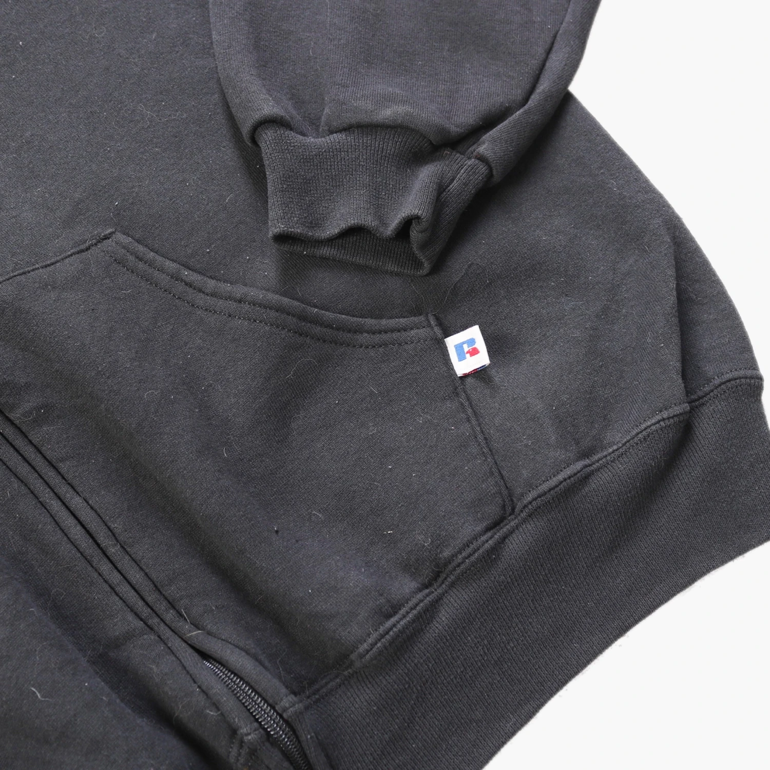 Russell Athletic Black Full Zip Sweatshirt 3 Russell Athletic Black Full Zip Sweatshirt - Image 3