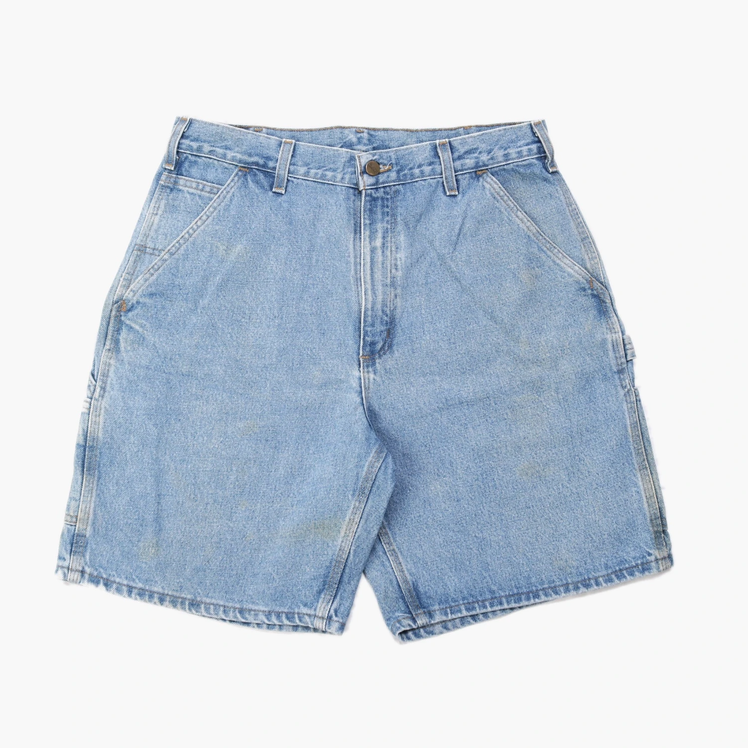 Carhartt Carpenter Shorts - Denim 2 Carhartt Carpenter Shorts - Denim - Image 2