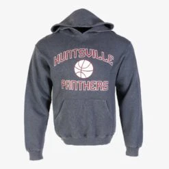 Vintage Russell Athletic 'Huntsville Panthers' Hooded Sweatshirt - Grey