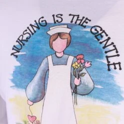 Vintage 'Nursing Is Gentle' T-Shirt -Vintages Shop IMG 1479 9221c4f2 c99f 4daf a17c fb762b545843