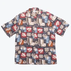 Vintage 'Geometry' Hawaiian Shirt