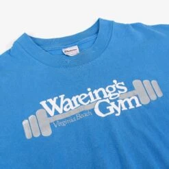 Vintage 'Wareings Gym' T-Shirt -Vintages Shop IMG 2159 cut d3dd5cbf 9e29 4a1e ba43 b1f9aa5e1081
