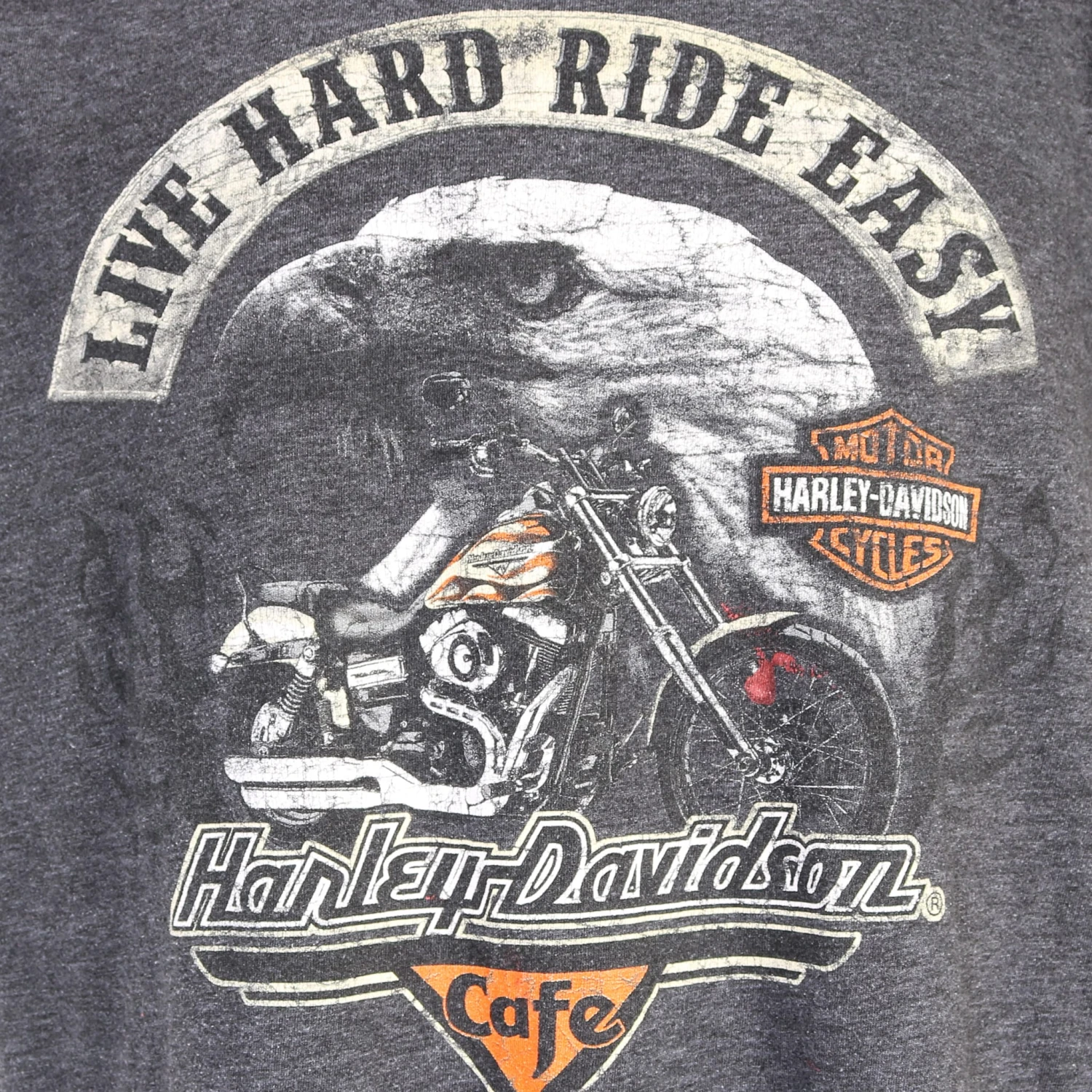 Harley Davidson 'Live Hard Ride Easy' T-Shirt 3 Harley Davidson 'Live Hard Ride Easy' T-Shirt - Image 3