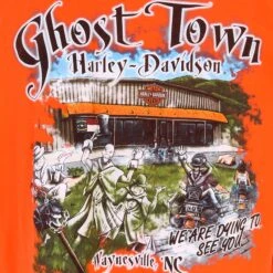 Harley Davidson 'Ghost Town' T-Shirt -Vintages Shop IMG 2676 02dcd1be 1cd8 4faa a254 4460571bff55
