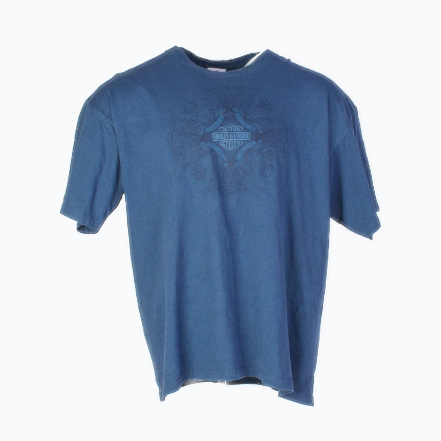 Vintage Harley Davidson 'Thunderbolt' T-Shirt - Blue 1 Vintage Harley Davidson 'Thunderbolt' T-Shirt - Blue