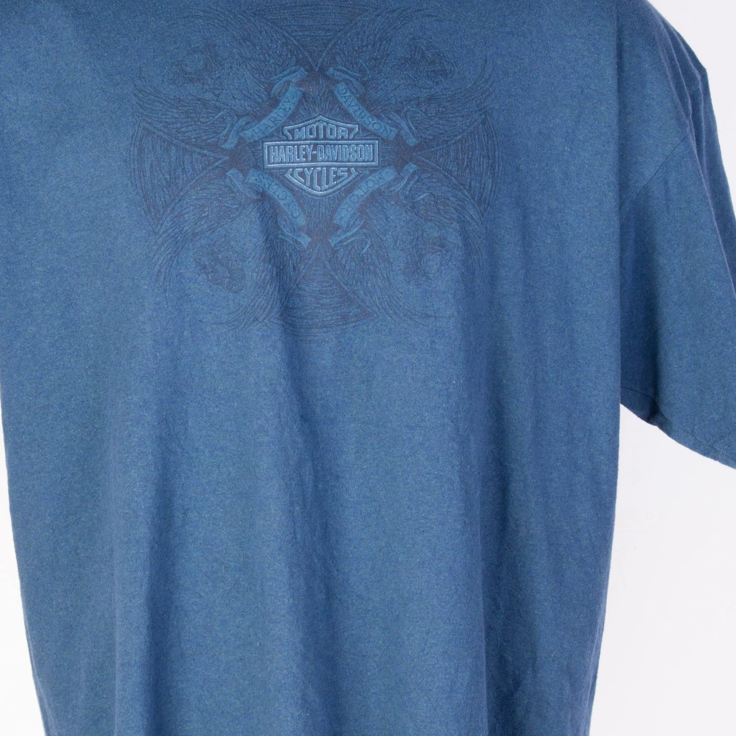 Vintage Harley Davidson 'Thunderbolt' T-Shirt - Blue 3 Vintage Harley Davidson 'Thunderbolt' T-Shirt - Blue - Image 3