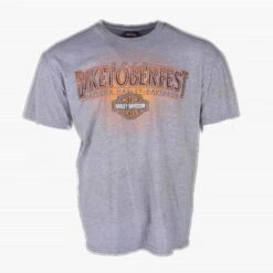 Vintage Harley Davidson 'Biketoberfest T-Shirt' - Grey