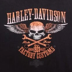 Harley Davidson 'Waterkotte' T-Shirt -Vintages Shop IMG 3835