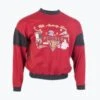 Vintage 'The Activity Line' Graphic Sweatshirt - Red