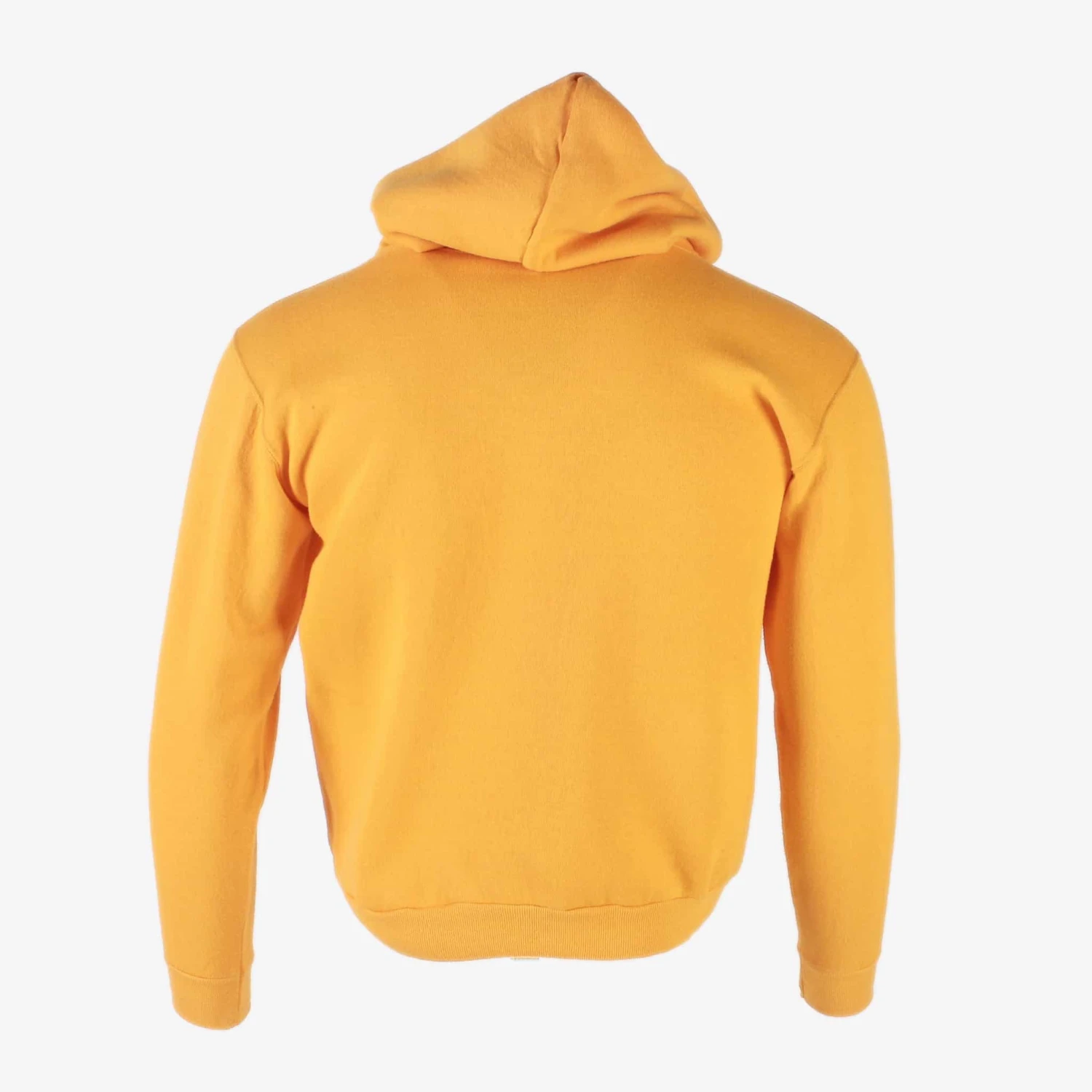 Vintage Russell Athletic 'Worthington Christian' Hooded Sweatshirt - Yellow 2 Vintage Russell Athletic 'Worthington Christian' Hooded Sweatshirt - Yellow - Image 2