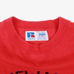 Vintage Russell Athletic 'Newark Academy' Sweatshirt - Red -Vintages Shop IMG 3952 cut 010b6684 4b58 479c 9c13 ce3b55cc29b7
