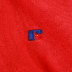 Vintage Russell Athletic 'Newark Academy' Sweatshirt - Red -Vintages Shop IMG 3960
