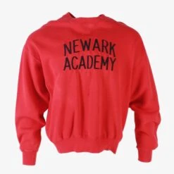 Vintage Russell Athletic 'Newark Academy' Sweatshirt - Red
