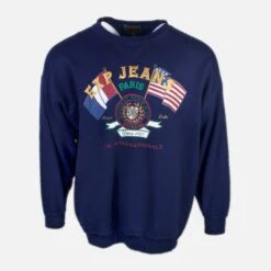 Vintage 'Exp Jeans' Graphic Sweatshirt - Navy
