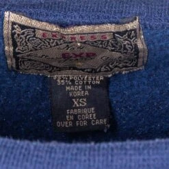 Vintage 'Exp Jeans' Graphic Sweatshirt - Navy -Vintages Shop IMG 4855 1da61566 3421 4975 9703 027257997eef