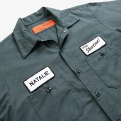 'Natalie' Garage Work Shirt -Vintages Shop IMG 6446 cut 95bc5fb2 9665 42cd 8f57 e8192aa8f041