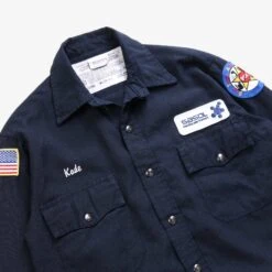 'Kade' Garage Work Shirt -Vintages Shop IMG 6560 cut 59c514da 65cc 49d2 b008 ae8212423c07