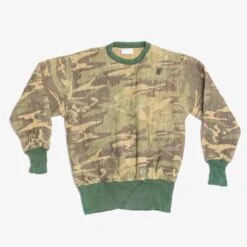 Vintage Hunting Sweatshirt - Woodland Camo