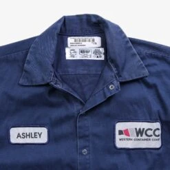 'Ashley' Garage Work Shirt -Vintages Shop IMG 6974 cut 74f1cf1f 6f63 4232 bda4 e4d0b182a78b