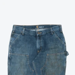 Carhartt Vintage Double Knee Carpenter Pants - Denim - 36/30 -Vintages Shop IMG 7410 cut
