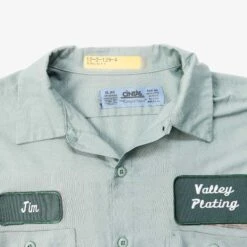 'Jim' Garage Work Shirt -Vintages Shop IMG 7619 cut c07e0748 7f55 46cc 9c1f cbaff09822f9