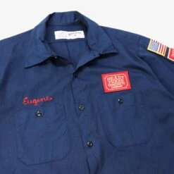 'Eugene' Garage Work Shirt -Vintages Shop IMG 7630 cut 7de35ad2 ab32 4bd8 a1a8 c1f823713b27