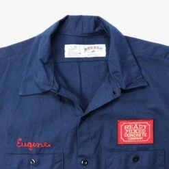 'Eugene' Garage Work Shirt -Vintages Shop IMG 7632 cut 9839f520 5c81 4115 bd62 1db972f93cf5