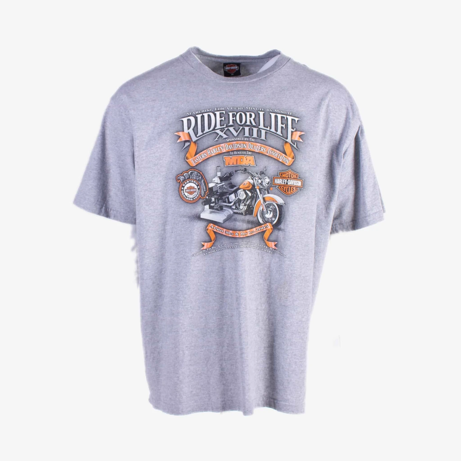 Vintage 'Ride For Life' Harley Davidson T-Shirt 1 Vintage 'Ride For Life' Harley Davidson T-Shirt
