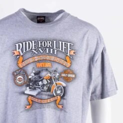 Vintage 'Ride For Life' Harley Davidson T-Shirt 6 Vintage 'Ride For Life' Harley Davidson T-Shirt -Vintages Shop IMG 8533 019737fb 6666 4a4f 8c6a 3c408e41bc26