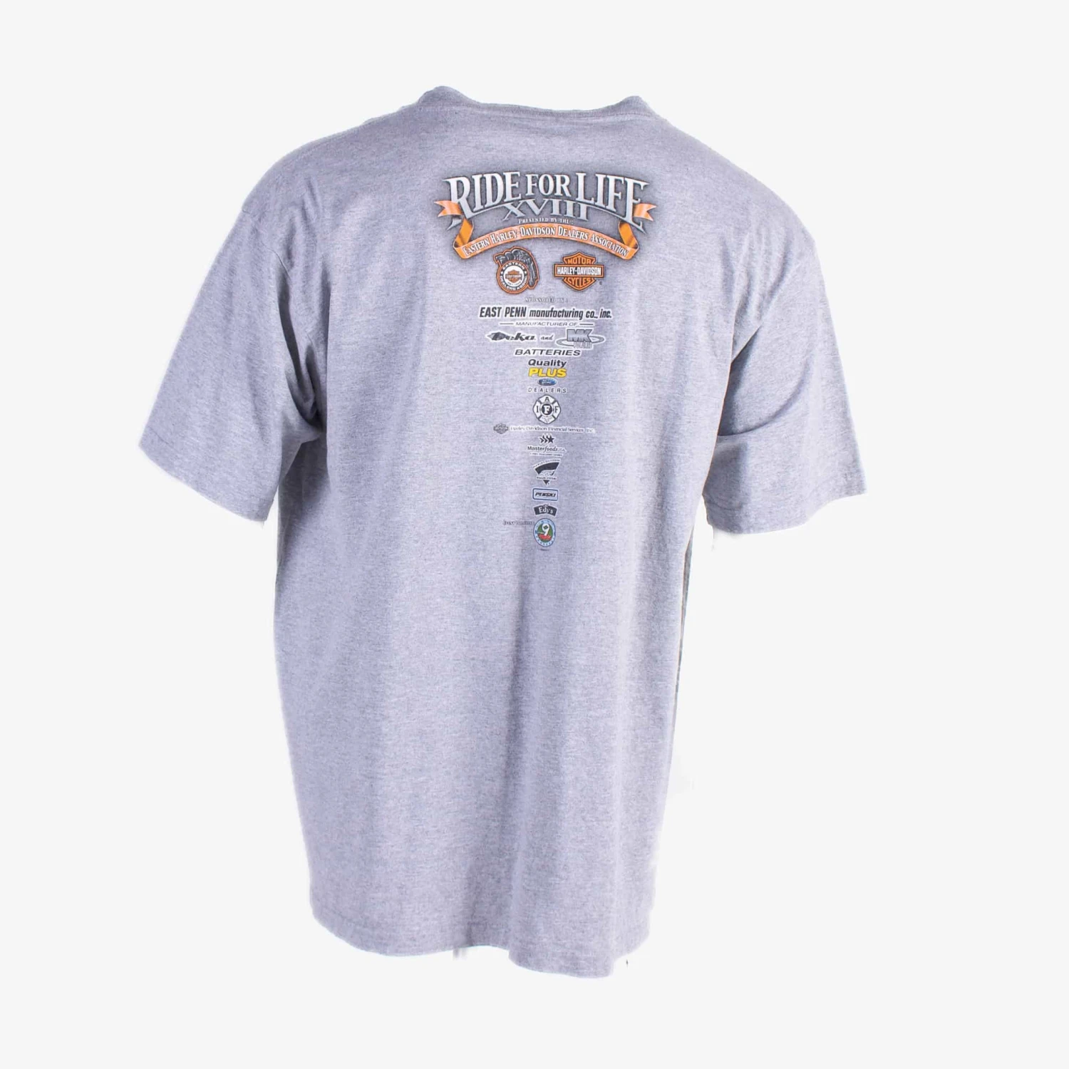 Vintage 'Ride For Life' Harley Davidson T-Shirt 2 Vintage 'Ride For Life' Harley Davidson T-Shirt - Image 2