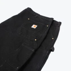 Carhartt Vintage Double Knee Carpenter Pants - Black - 50/30 -Vintages Shop IMG 9679 2 cut