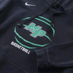 'MP Basketball' Hooded Sweatshirt -Vintages Shop SHOP 1209 cut