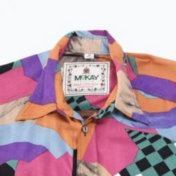 'Color Collage' Hawaiian Shirt -Vintages Shop SHOP 1278 cut