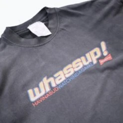 Vintage 'Budweiser Whassup!' T-shirt -Vintages Shop SHOP 1392 cut