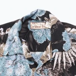'Caribbean Blues' Hawaiian Shirt -Vintages Shop SHOP 1577 cut