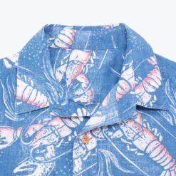 'Lobster' Hawaiian Shirt -Vintages Shop SHOP 835 cut
