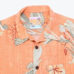 '5 O'Clock Somewhere' Hawaiian Shirt -Vintages Shop SHOP 856 cut