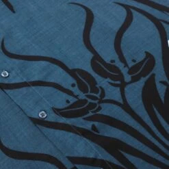 'Bluegrass' Hawaiian Shirt -Vintages Shop SHOP 885 cut